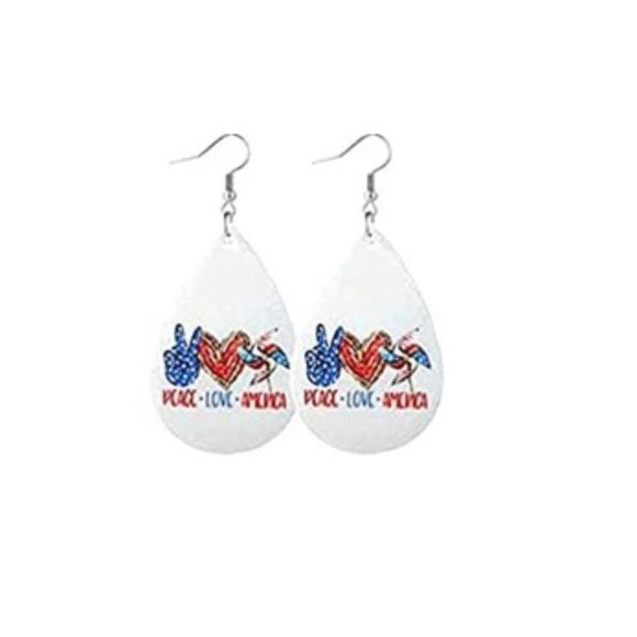 July 4th Earrings - Picture 1 of 1